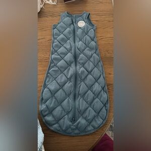 Kids Quilted Sleep Sack Pajamas - Slate Blue